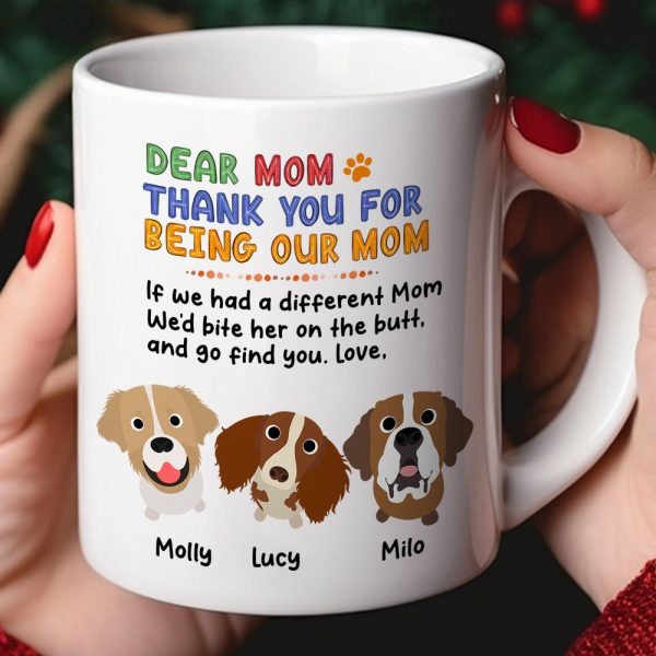 Personalized Gifts For Dog Mom Coffee Mug 05HUPU260124 Mother's Day Personalized Gifts For Dog Mom Coffee Mug 05HUPU260124 Mother's Day