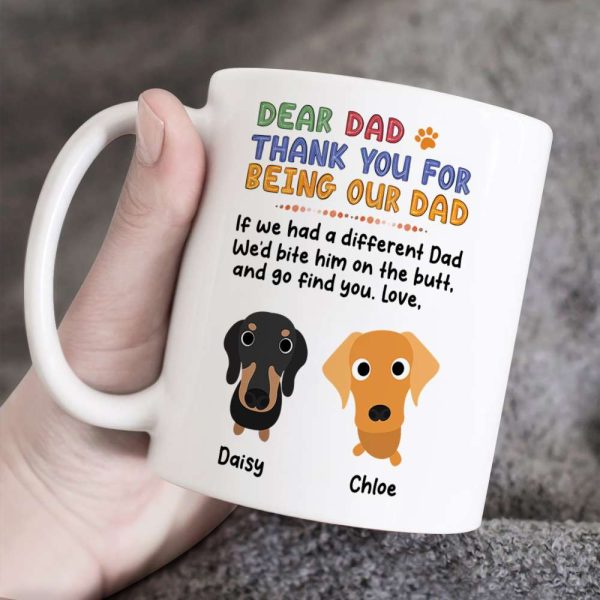 Personalized Gifts For Dog Mom Coffee Mug 05HUPU260124 Mother's Day Personalized Gifts For Dog Mom Coffee Mug 05HUPU260124 Mother's Day