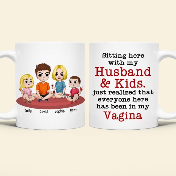 Personalized Gifts For Family Coffee Mug Sitting Here With My Husband Personalized Gifts For Family Coffee Mug Sitting Here With My Husband