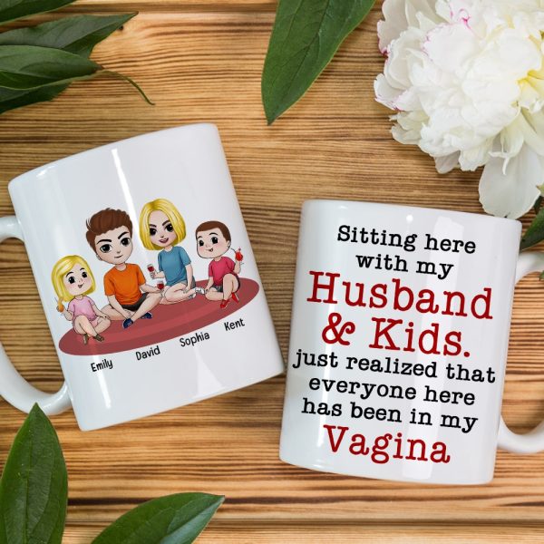 Personalized Gifts For Family Coffee Mug Sitting Here With My Husband Personalized Gifts For Family Coffee Mug Sitting Here With My Husband