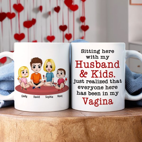 Personalized Gifts For Family Coffee Mug Sitting Here With My Husband Personalized Gifts For Family Coffee Mug Sitting Here With My Husband