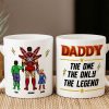 Personalized Gifts For Father Coffee Mug Daddy, The One, The Only, The Legend 06OHTI140324PA Personalized Gifts For Father Coffee Mug Daddy, The One, The Only, The Legend 06OHTI140324PA