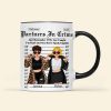 Personalized Gifts For Friends Accent Mug Partner Crime 01XQLU171224PA
