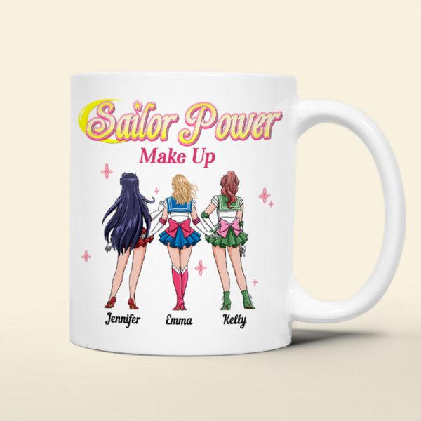 Personalized Gifts For Friends Coffee Mug Sailor Power Make Up 05TOHN230224HH Personalized Gifts For Friends Coffee Mug Sailor Power Make Up 05TOHN230224HH