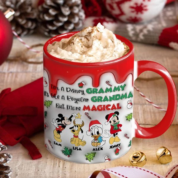 Personalized Gifts For Grandma Accent Mug Christmas 01XQMH160924 Personalized Gifts For Grandma Accent Mug Christmas 01XQMH160924