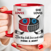 Personalized Gifts For Ice Hockey-loving Couple Coffee Mug 05hupu240125