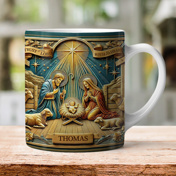 Personalized Gifts For Jesus Lover Coffee Mug, Trust In The Lord 03tgpu311224