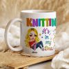 Personalized Gifts for Knitters, Knitting in my DNA White Mug 04TOTN070824 Personalized Gifts for Knitters, Knitting in my DNA White Mug 04TOTN070824