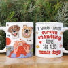 Personalized Gifts For Knitting Dog Lady Coffee Mug, Cute Inflated Effect 02qhpu060924 Personalized Gifts For Knitting Dog Lady Coffee Mug, Cute Inflated Effect 02qhpu060924