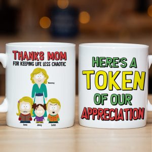 Personalized Gifts For Mom Coffee Mug - Thanks Mom For Keeping Life Less Chaotic 03TOTN280325HG