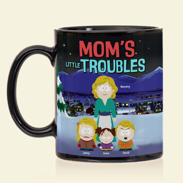 Personalized Gifts For Mom Coffee Mug 01tgtn030425hg Mom's Little Troubles Personalized Gifts For Mom Coffee Mug 01tgtn030425hg Mom's Little Troubles