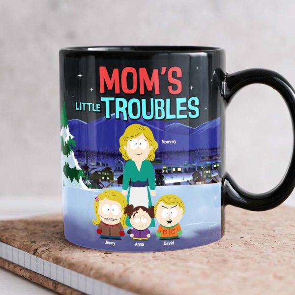 Personalized Gifts For Mom Coffee Mug 01tgtn030425hg Mom's Little Troubles Personalized Gifts For Mom Coffee Mug 01tgtn030425hg Mom's Little Troubles