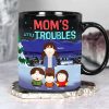 Personalized Gifts For Mom Coffee Mug 01tgtn030425hg Mom's Little Troubles Personalized Gifts For Mom Coffee Mug 01tgtn030425hg Mom's Little Troubles