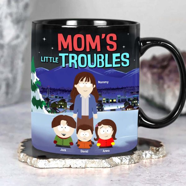 Personalized Gifts For Mom Coffee Mug 01tgtn030425hg Mom's Little Troubles Personalized Gifts For Mom Coffee Mug 01tgtn030425hg Mom's Little Troubles