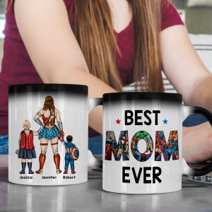 Personalized Gifts For Mom Coffee Mug Best Mom Ever 011QHQN290324PA