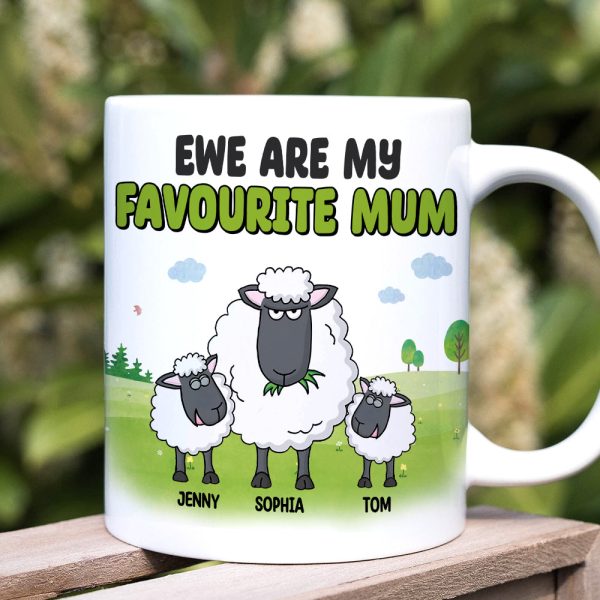 Personalized Gifts For Mom Coffee Mug Ewe Are My Favourite Mum 05natn020324 Mother's Day Gifts Personalized Gifts For Mom Coffee Mug Ewe Are My Favourite Mum 05natn020324 Mother's Day Gifts