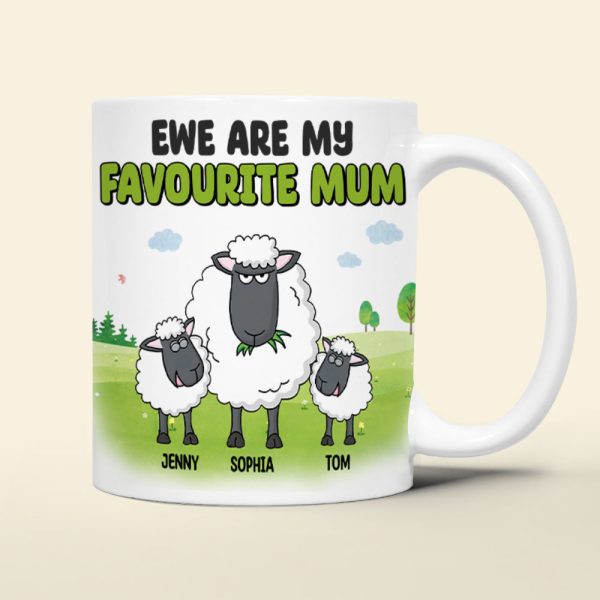 Personalized Gifts For Mom Coffee Mug Ewe Are My Favourite Mum 05natn020324 Mother's Day Gifts Personalized Gifts For Mom Coffee Mug Ewe Are My Favourite Mum 05natn020324 Mother's Day Gifts