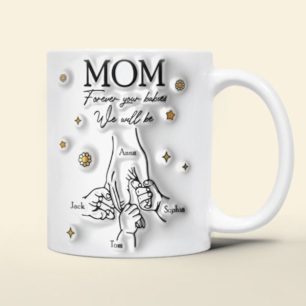 Personalized Gifts For Mom Coffee Mug Forever Your Babies We Will Be Mother's Day Gifts Personalized Gifts For Mom Coffee Mug Forever Your Babies We Will Be Mother's Day Gifts
