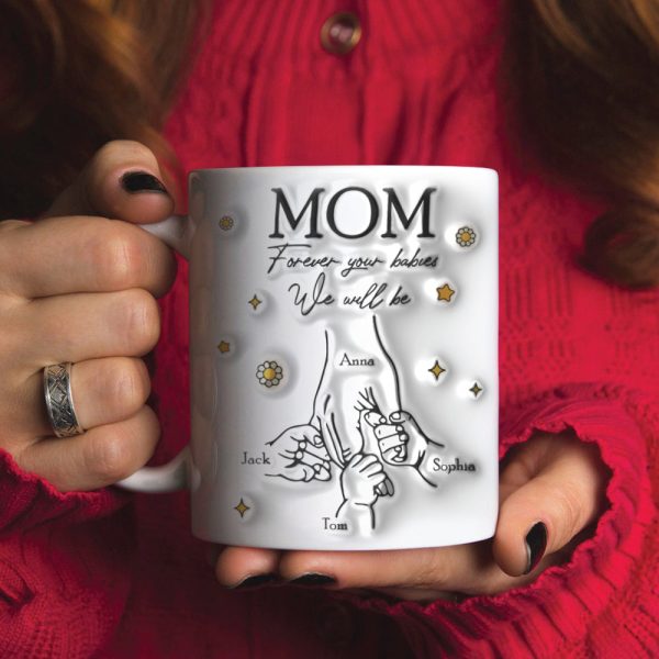 Personalized Gifts For Mom Coffee Mug Forever Your Babies We Will Be Mother's Day Gifts Personalized Gifts For Mom Coffee Mug Forever Your Babies We Will Be Mother's Day Gifts