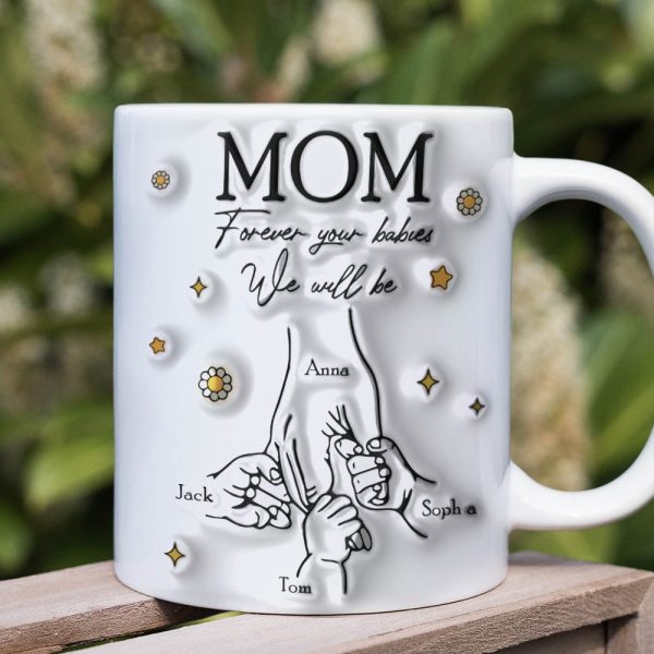 Personalized Gifts For Mom Coffee Mug Forever Your Babies We Will Be Mother's Day Gifts Personalized Gifts For Mom Coffee Mug Forever Your Babies We Will Be Mother's Day Gifts