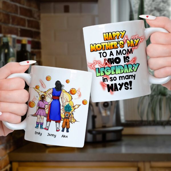 Personalized Gifts For Mom Coffee Mug Happy Mother's Day To A Mom Who Is Legendary In So Many Ways 03KAHN140324HH