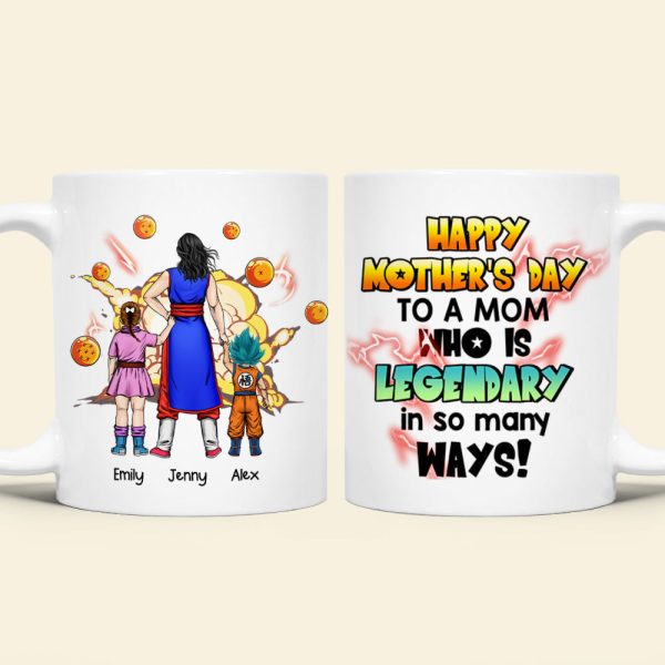 Personalized Gifts For Mom Coffee Mug Happy Mother's Day To A Mom Who Is Legendary In So Many Ways 03KAHN140324HH