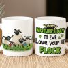 Personalized Gifts For Mom Coffee Mug Happy Mother's Day To Ewe Love, Your Lil' Flock 05qhtn150324