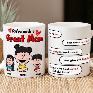 Personalized Gifts For Mom Coffee Mug Mom & Little Ones 03TOLU080125HH
