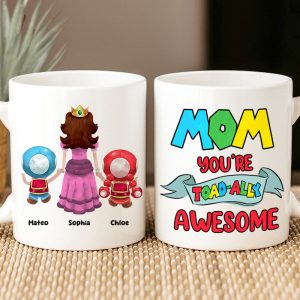 Personalized Gifts For Mom Coffee Mug Mom You're Toadally Awesome 06QHDT270124