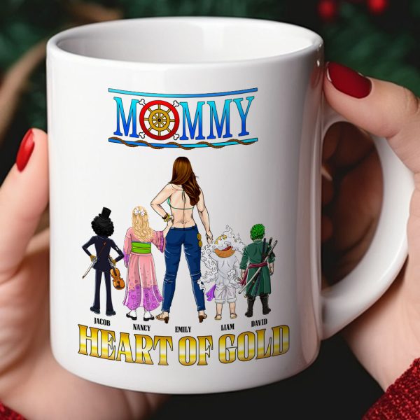 Personalized Gifts For Mom Coffee Mug Mommy Heart Of Gold 011KAPU260324PA Personalized Gifts For Mom Coffee Mug Mommy Heart Of Gold 011KAPU260324PA