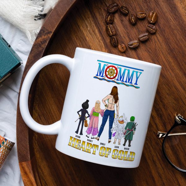 Personalized Gifts For Mom Coffee Mug Mommy Heart Of Gold 011KAPU260324PA Personalized Gifts For Mom Coffee Mug Mommy Heart Of Gold 011KAPU260324PA
