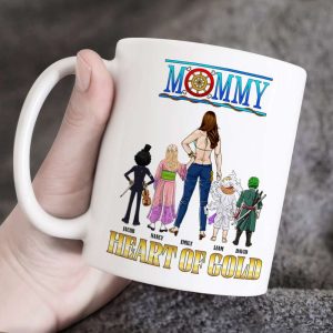 Personalized Gifts For Mom Coffee Mug Mommy Heart Of Gold 011KAPU260324PA