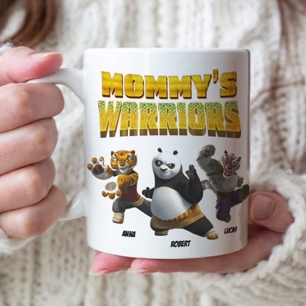 Personalized Gifts For Mom Coffee Mug Mommy's Warriors 02HTTI200324