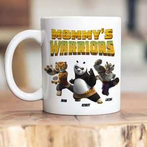 Personalized Gifts For Mom Coffee Mug Mommy's Warriors 02HTTI200324