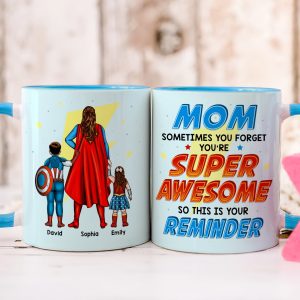 Personalized Gifts For Mom Coffee Mug Super Awesome Reminder 03qhqn060424pa Mother's Day