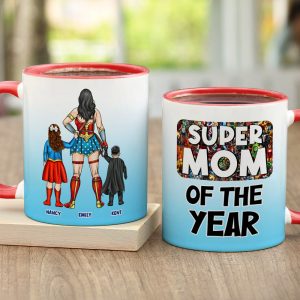 Personalized Gifts For Mom Coffee Mug Super Mom Of The Year 02ohpu270324pa