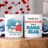 Personalized Gifts For Mom Coffee Mug Thanks For Always Being There Mama Bear Personalized Gifts For Mom Coffee Mug Thanks For Always Being There Mama Bear