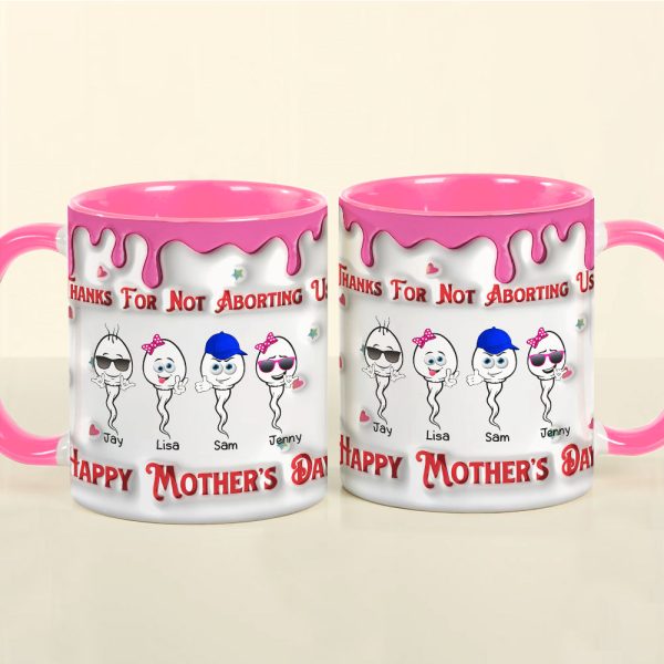 Personalized Gifts For Mom Coffee Mug Thanks For Not Aborting Us 01OHMH050324 Personalized Gifts For Mom Coffee Mug Thanks For Not Aborting Us 01OHMH050324