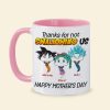 Personalized Gifts For Mom Coffee Mug Thanks For Not Swallowing Us 06NAHN180324HA