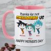 Personalized Gifts For Mom Coffee Mug Thanks For Not Swallowing Us 06NAHN180324HA