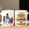 Personalized Gifts For Mom Coffee Mug The People Who Tolerate Me Everyday Are The Real Heroes 03OHPU110124PA
