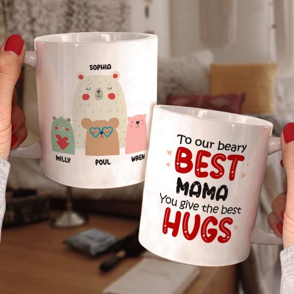 Personalized Gifts For Mom Coffee Mug To Our Beary Best Mama Personalized Gifts For Mom Coffee Mug To Our Beary Best Mama