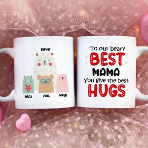 Personalized Gifts For Mom Coffee Mug To Our Beary Best Mama