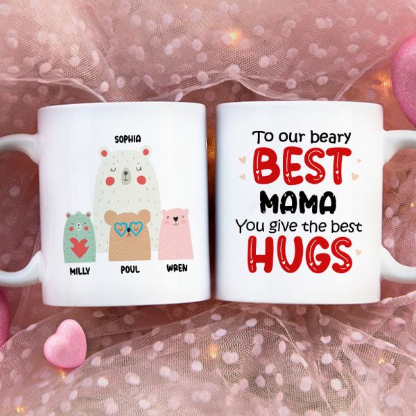 Personalized Gifts For Mom Coffee Mug To Our Beary Best Mama Personalized Gifts For Mom Coffee Mug To Our Beary Best Mama