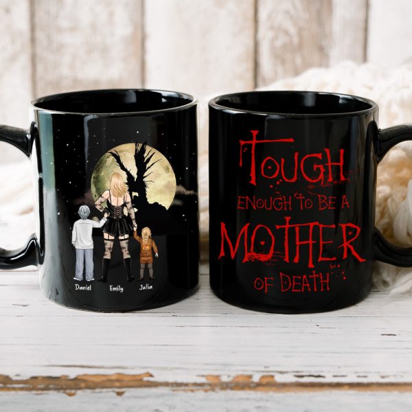 Personalized Gifts For Mom Coffee Mug Tough Enough To Be A Mother Of Death 06TOHN270224HG