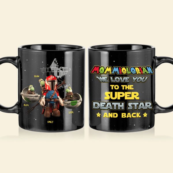 Personalized Gifts For Mom Coffee Mug We Love You To The Super Star And Back 01HTHN200324 Personalized Gifts For Mom Coffee Mug We Love You To The Super Star And Back 01HTHN200324
