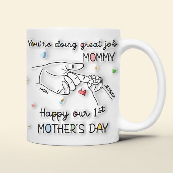 Personalized Gifts For Mom Coffee Mug You're Doing Great Job Mommy 02NAPU140324 Personalized Gifts For Mom Coffee Mug You're Doing Great Job Mommy 02NAPU140324