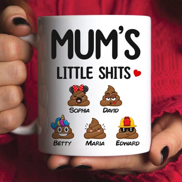 Personalized Gifts For Mom Drinkware Family Little Shit 05DTDT010324 Personalized Gifts For Mom Drinkware Family Little Shit 05DTDT010324