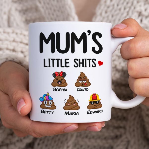 Personalized Gifts For Mom Drinkware Family Little Shit 05DTDT010324 Personalized Gifts For Mom Drinkware Family Little Shit 05DTDT010324