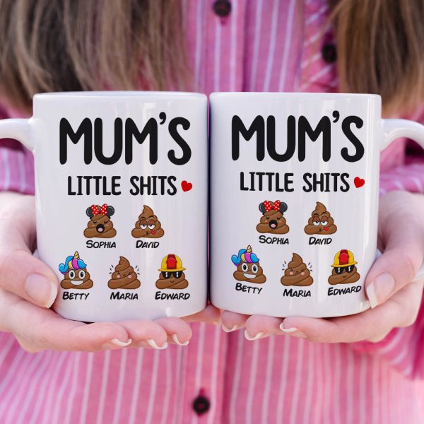 Personalized Gifts For Mom Drinkware Family Little Shit 05DTDT010324 Personalized Gifts For Mom Drinkware Family Little Shit 05DTDT010324